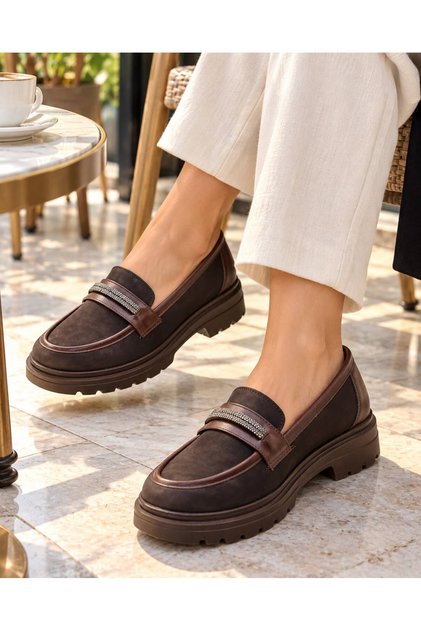 Ortopedik 4 Nokta Loafer Kadın Ayakkabı