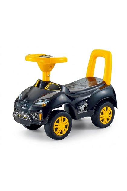 Batman Ride-On Car for Kids with Music Steering Wheel, Foot-to-Floor Push Car, Indoor & Outdoor Ride-On Toy, Ages 1-3 Years