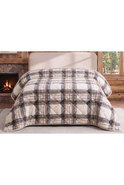 Loft Yorgan 195X215 Volante Gri