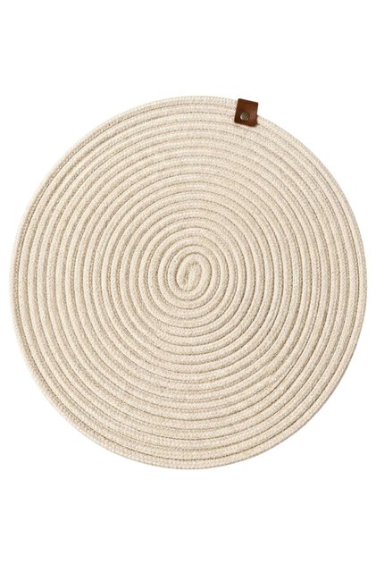 Vale Model 6-Piece Round American Service Set (33 cm) | 100% Vegan Leather Label Supla Set