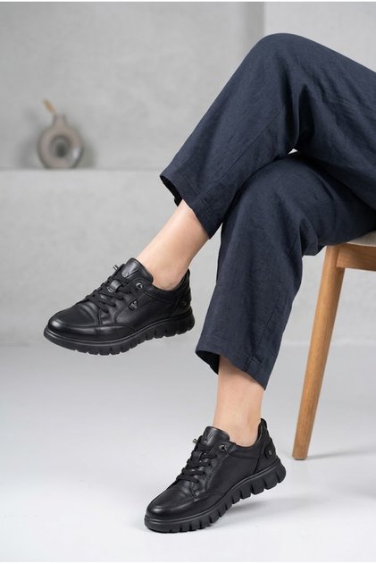 Kadın Bağcıklı Kalın Taban Günlük Ayakkabı Rahat Yürüyüş Casual Sneaker Oxford Ayakkabı