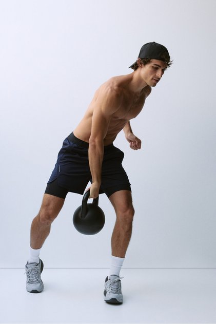 Çift Katlı Spor Şortu DryMove™