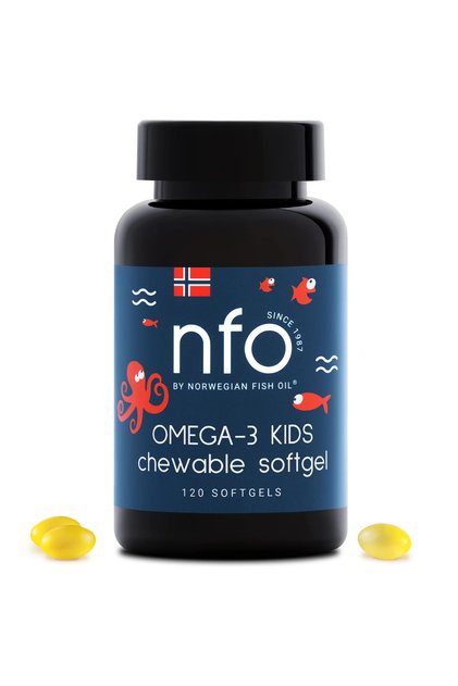 Omega-3 KIDS [120 Capsules] Chewable softgels
