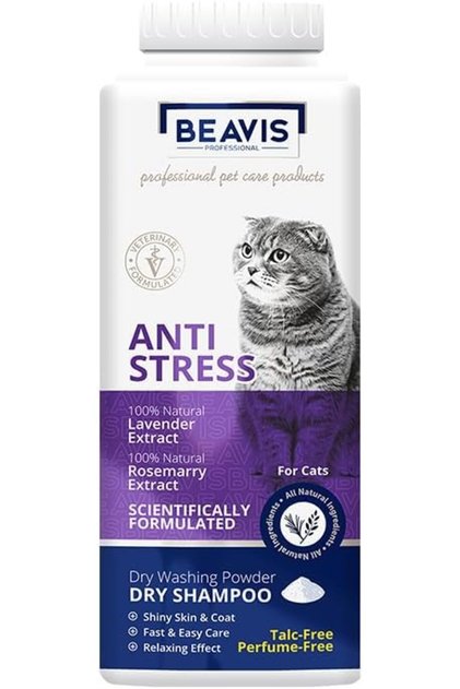 Cat Anti Stres Lavanta ve Biberiye Özlü Toz Kedi Şampuanı 150 G