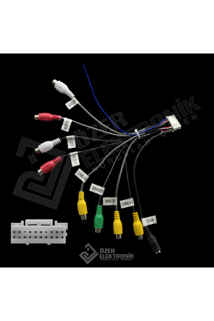 Android Teyp Amfi Soketi - Multimedya Teypler Icin Anfi Oem Double Amfi Eğlence soketi MİKROFON GİRİŞLİ