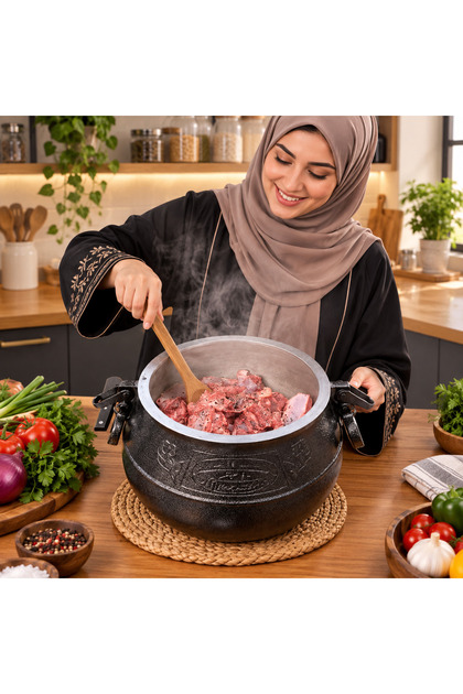 Afghan Pressure Cooker 10L Shash Baba Pot Is Superior in Thickness and Fast Cooking and Excellent Cooking Results.