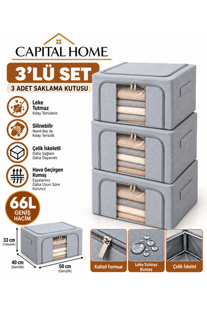 3 lü HURÇ SETİ ÇELİK İSKELETLİ+ ŞEFFAF PENCERELİ+ÇİFT FERMUARLI