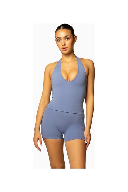 437 the Halter Tank 437 Cloud ™   Recycled Double Layer Sports Tank Top