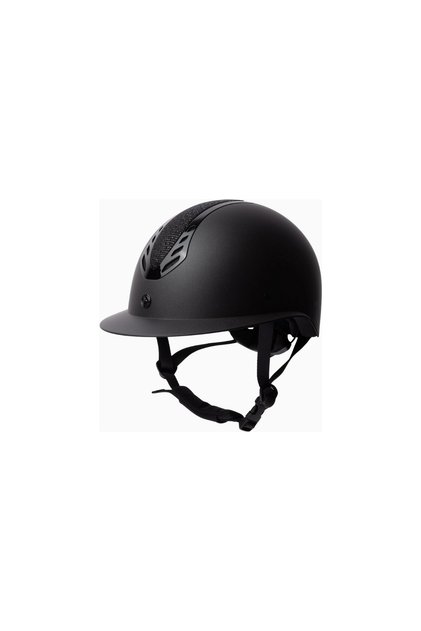 Celeste Riding Helmet, Matte Outer Shell, Adjustable Head Wheel, Certified - 58-60 Black