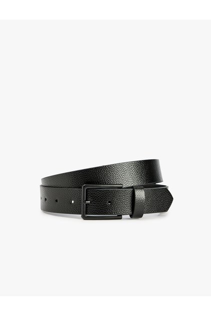 Buckle Faux Leather Belt