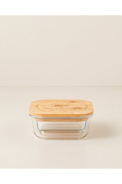 Freshness Glass Storage Container with Compartments 750 ml Coffee