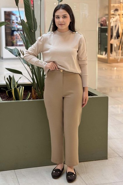 Sentez Stretch Pipe Leg Trousers