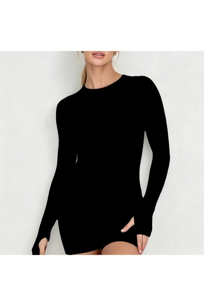 XS Black Gym Bodysuit Long Sleeve One Piece Women Hollow Back Bodycon Yoga Fitness Slim Fit Running