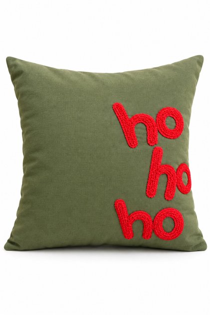 New Year's Collection Premium Fabric Embroidered Decorative Throw Pillow Cover 1 Piece 43×43