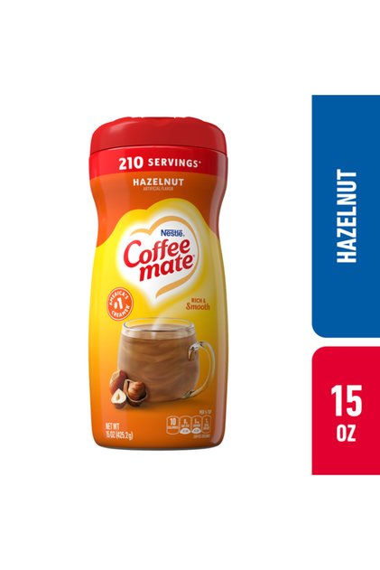 Cremă de lapte praf pentru cafea Nestlé Coffee Mate Amandă cu aromă de alune de pădure, 425g