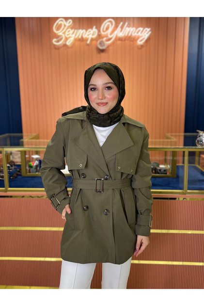 Sienna Trench Coat Khaki