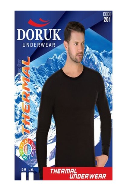Doruk Men's Winter Long Sleeve Thermal Top Underwear