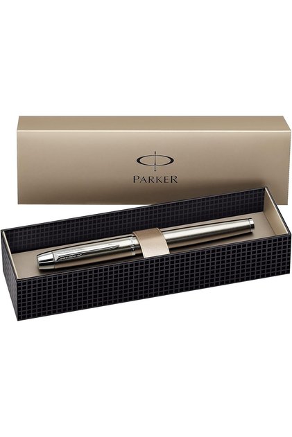 قلم حبر IM Premium Engraved Metallic Duo، ذو رأس متوسط الحجم