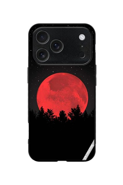 Protective Case Cover For Apple iPhone 18 Pro Bloody Moon Design Multicolour