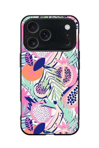 Protective Case Cover For Apple iPhone 17 Pro Max Abstract Dragon Fruit Design Multicolour