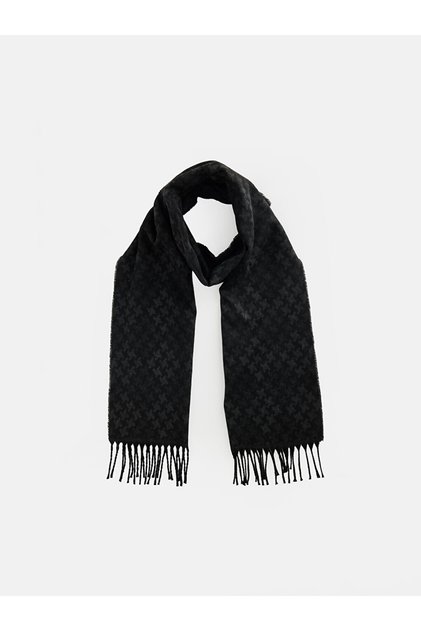 I Checkered Embroidered Men's Scarf from Freezen Store