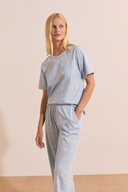 2-Piece Cotton Pajama Set