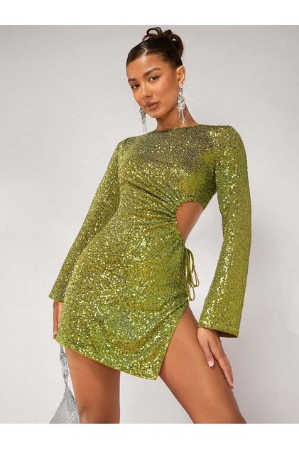 Rochie mini, verde