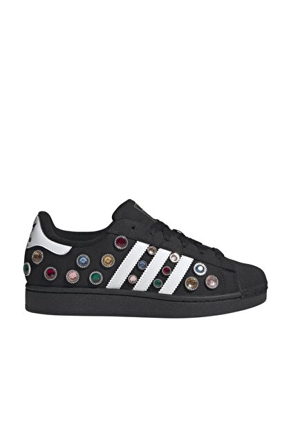 Superstar Ii Women's Black Sneakers (Kj7705)