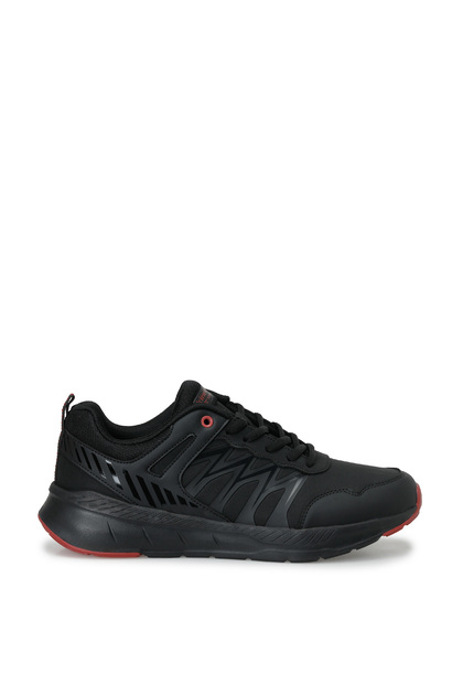 Novel Pu Black Men's Running Shoes