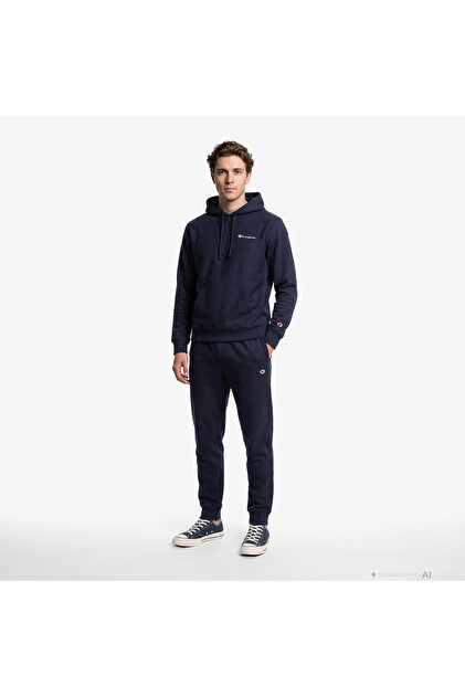 Rib Cuff Erkek Lacivert Pantolon