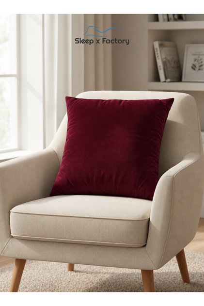 Decorative Microfiber Cushion 45x45 cm – Filled Pillow