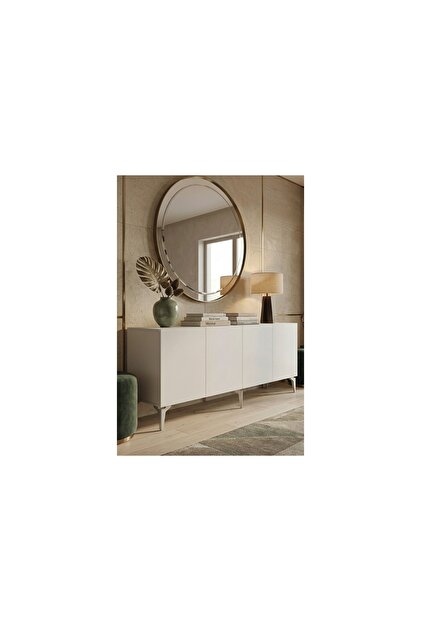LİPA KONSOL VE TV SEHPASI, BEYAZ, 180 CM, KA1809B