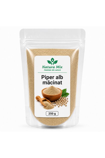 Piper alb macinat 250 g