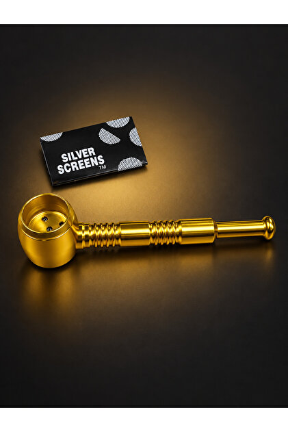 Renk Çeşitli Metal Metalik İnce Pipe Seti (Pipe+SilverScreen)