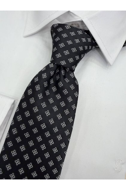 Woven Fabric Patterned Tie