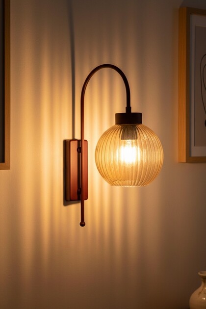Bobel Honey Glass Cherry Rot Body Sconce Wall Lamp Modern Hotel Cafe Vintage Living Room Bedroom Staircase Retro