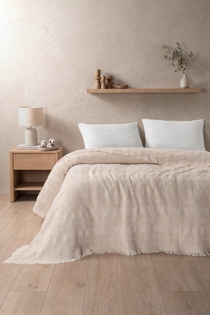 Vera 100% Cotton Natural Double Pike