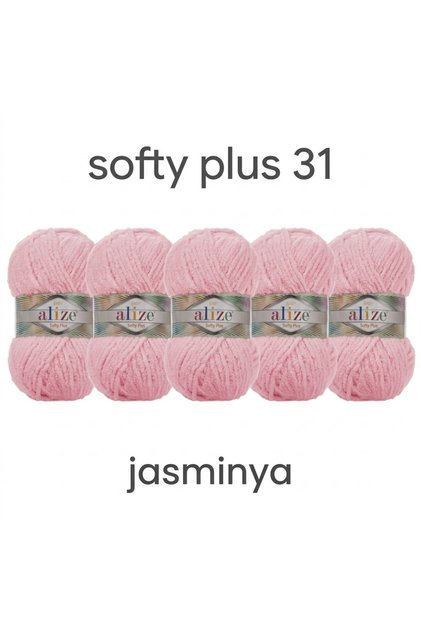 5 Adet Softy Plus Bebek Battaniyesi Hırka Yelek Atkı Bere Amigurumi Kazak Çanta