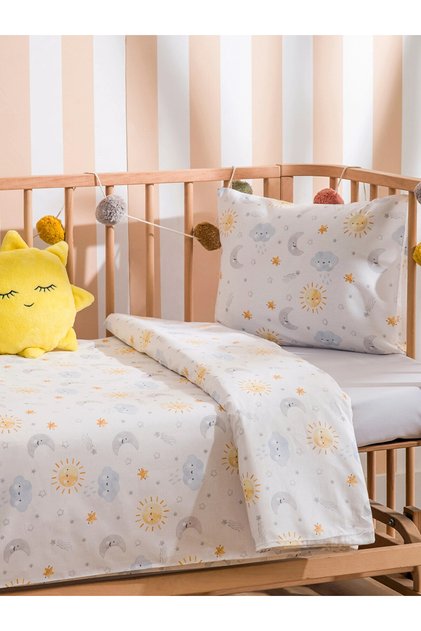 Mixed Printed Baby Duvet Cover Set