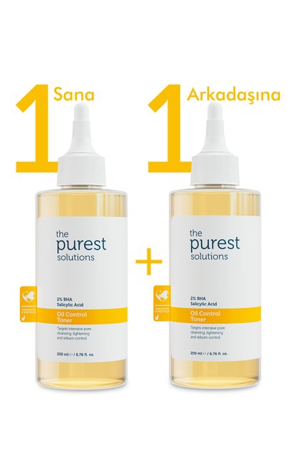 1 Sana, 1 Arkadaşına Arındırıcı Salisilik Asit Sarı Tonik