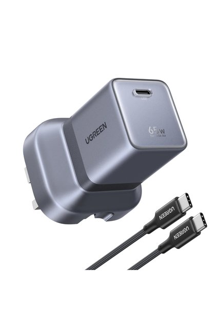 65W USB-C GaN Fast Charger Set UK