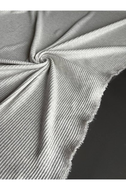 Stone Mink Color Cotton Ribbed Single Jersey Draped Fabric Double Width =Sold by the Meter= Clothing Fabric Sweatpants Clothing Fabric