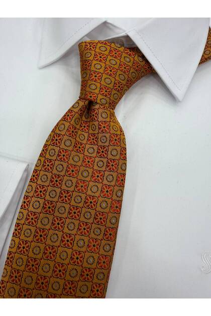 Woven Fabric Patterned Tie