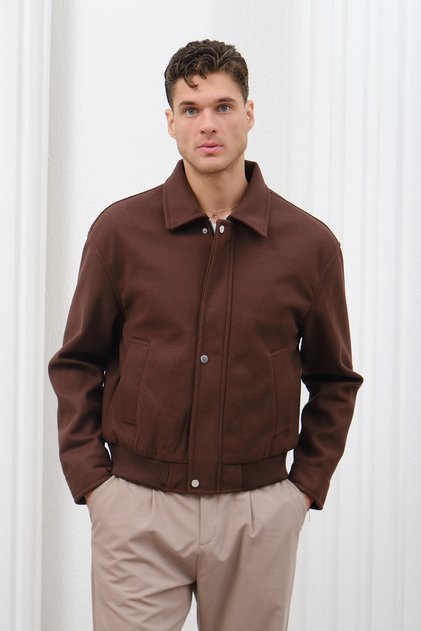 Bomber Basic Cashmere Jacket/Mantle
