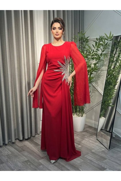 Coral Shine Dress with Elegant and Attractive Design