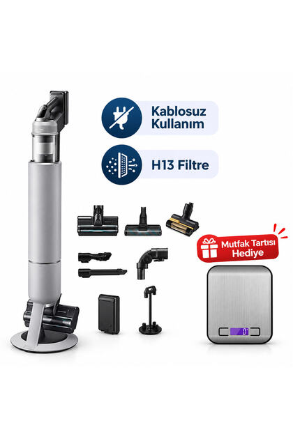 Bespoke AI Jet Lite Complete VS80F28DFP/TR mutfak tartısı Hediye(Onerous)
