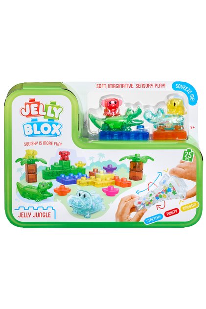 Set de construcție senzorial Jungle Set, 2 ani+
