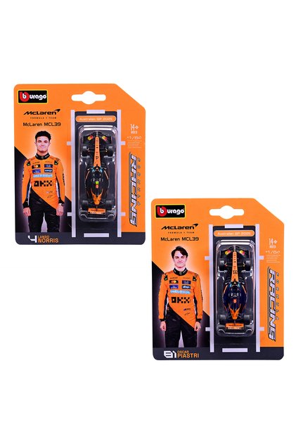 McLaren F1 MCL39 μοντέλο αυτοκινήτου 2025, κλίμακα 1:64, 2 εκδόσεις, 14+