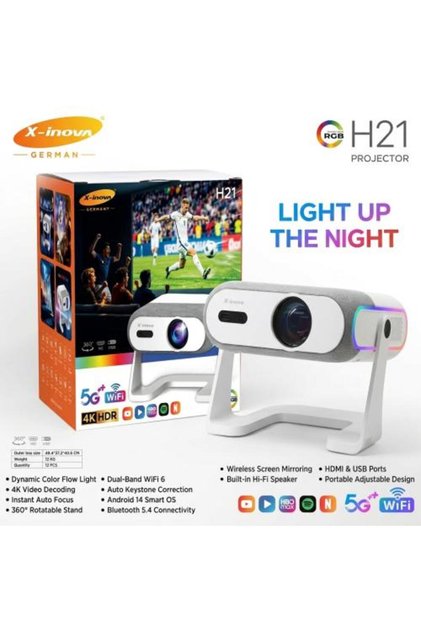 جهاز عرض ذكي محمول H21 من X-INOVA