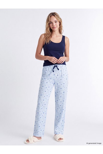 Timeless Clothing & Timeless Choices Heart Printed Women's Pajama Bottoms